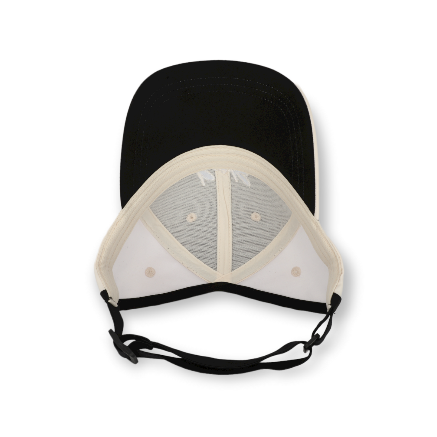 R&B Cap - Cream with Black Rim