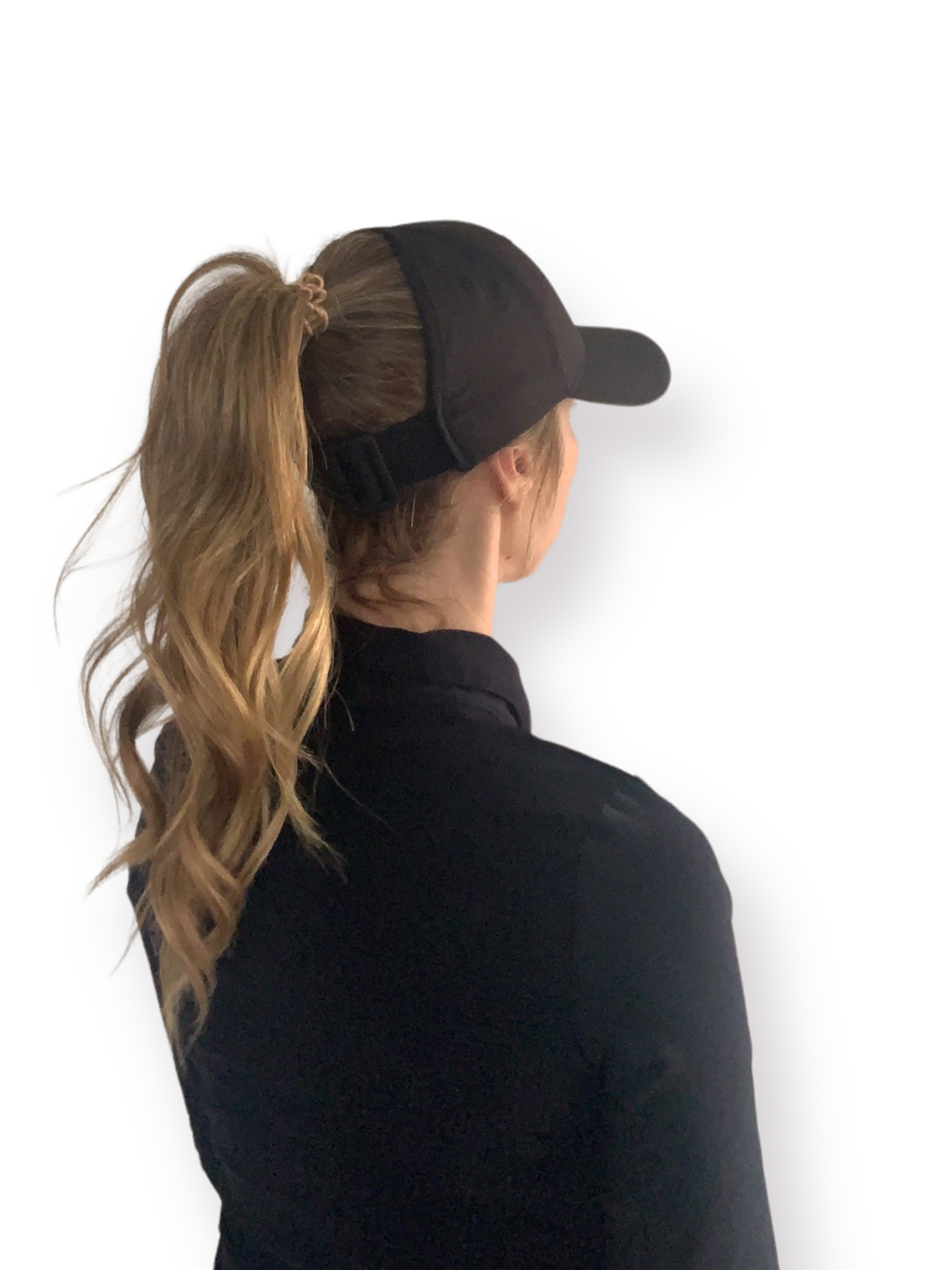 Road and Beach black open women's sports cap