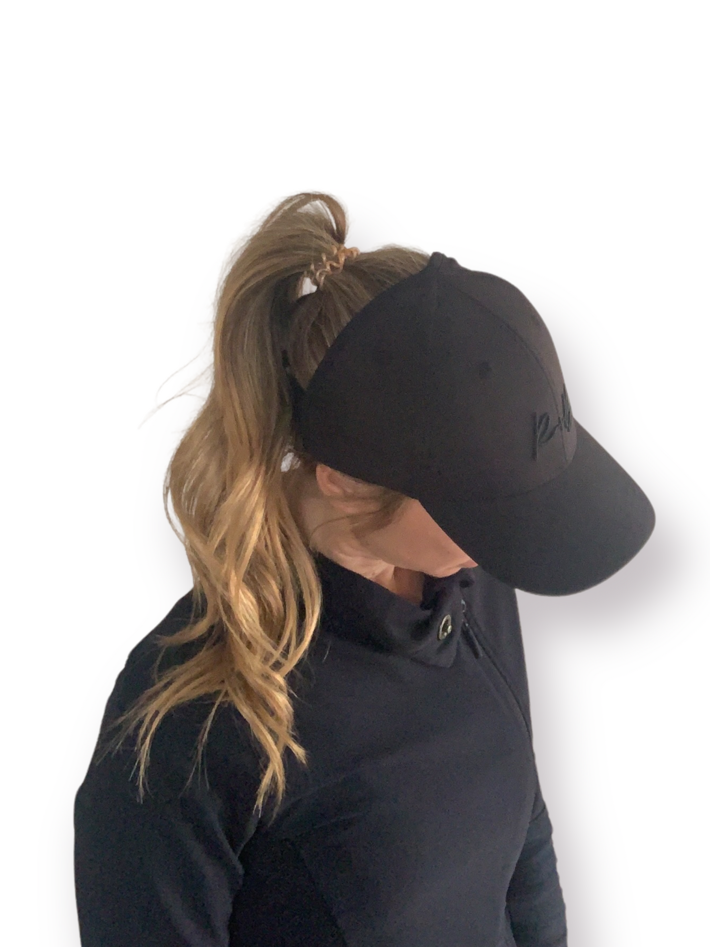 Road and Beach black open women's sports cap